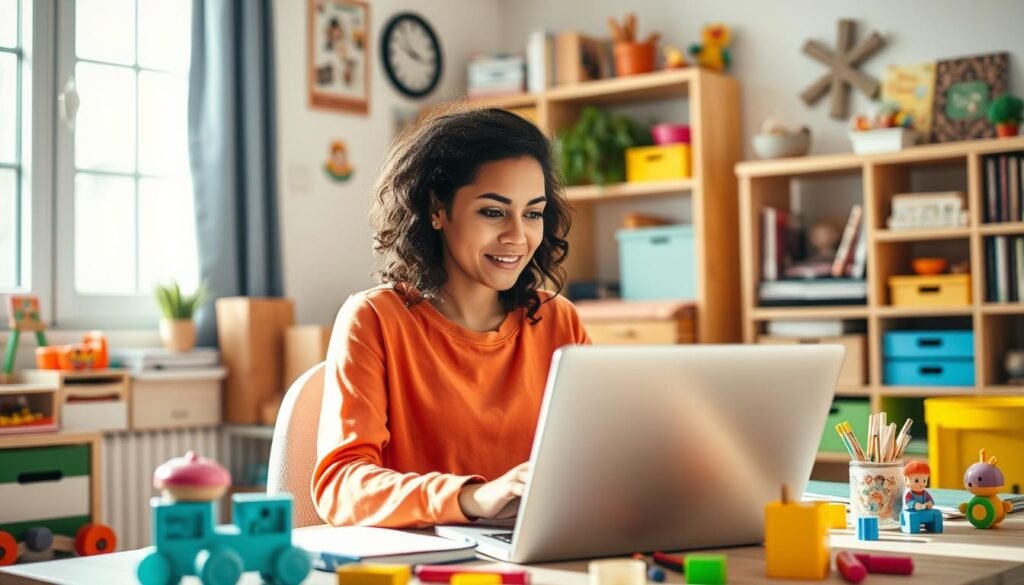 Joven madre soltera y emprendedora