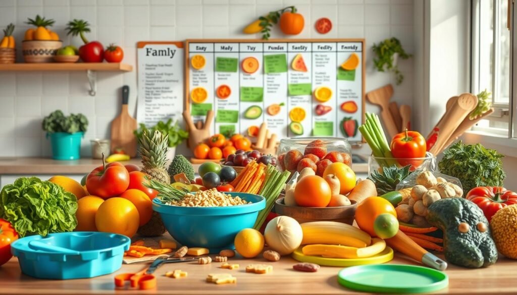Planificación de comidas saludables para niños